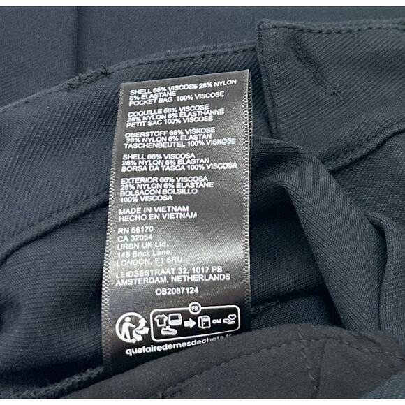 Free People Women’s Black Dress Pants Size 4 - Picture 9 of 9